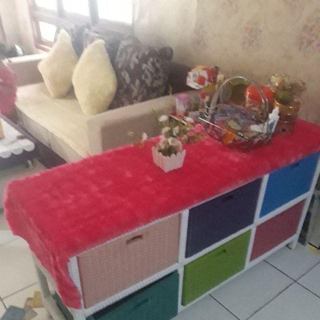 Taplak Meja/ Alas Dashboard Bulu 50*170