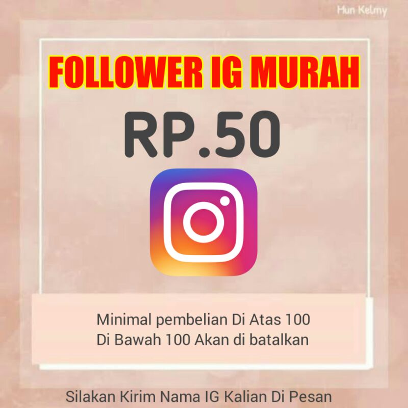 Follower Instagram Murah Bergaransi