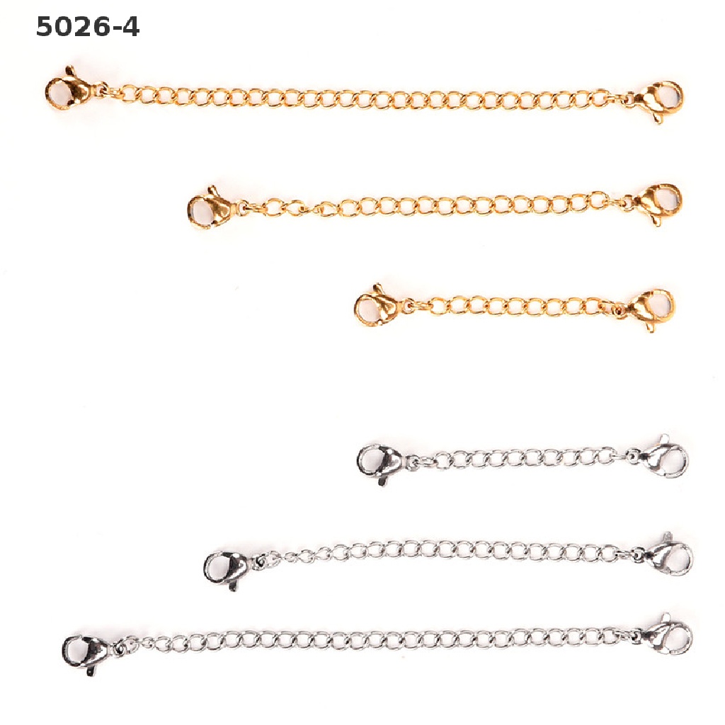 5026-4 Extension Chains Extender Tail Links Necklace Bracelet Earring Jewelry Making  5026-4