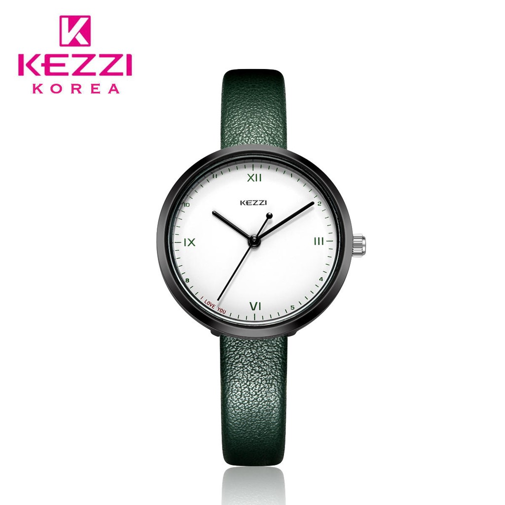 Kezzi Korea 1948 Hijau - Jam Tangan Fashion Wanita - Model Analog