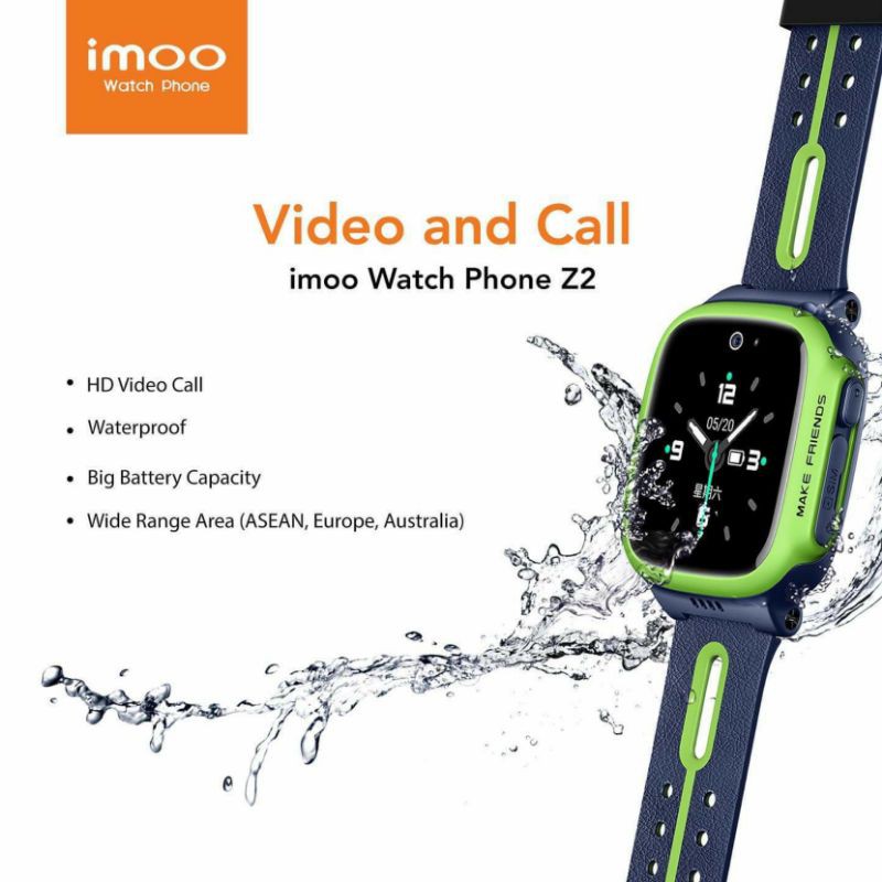 Imoo Z2 Jam Anak Video Call GPS Garansi Resmi Smart Watch Imo