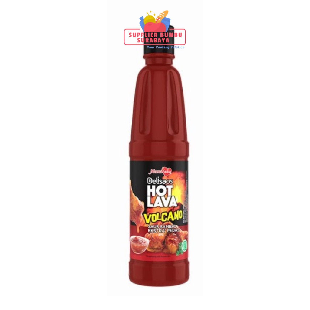 MamaSuka Delisaos Hot Lava Volcano Sauce Halal 260ml