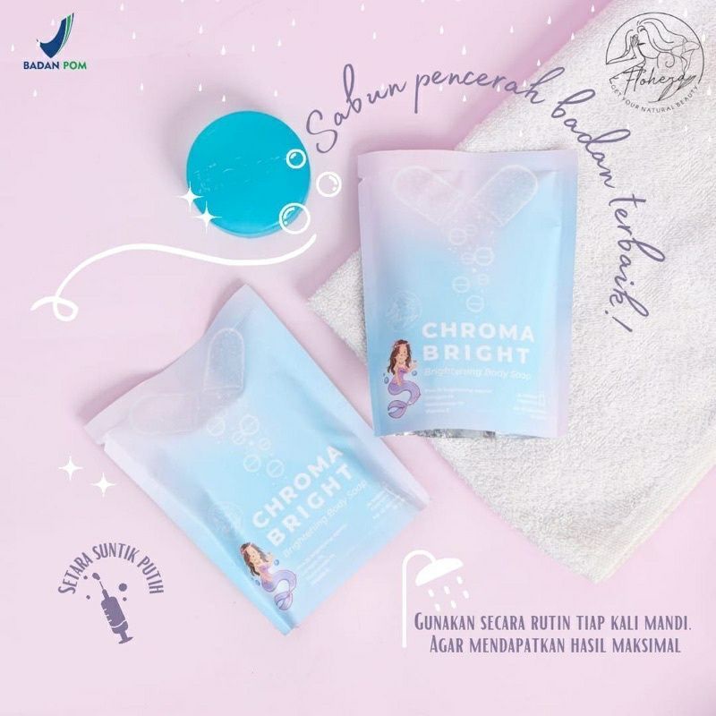 [READY] CHROMA BRIGHT BRIGHTENING BODY SOAP FLOHERA