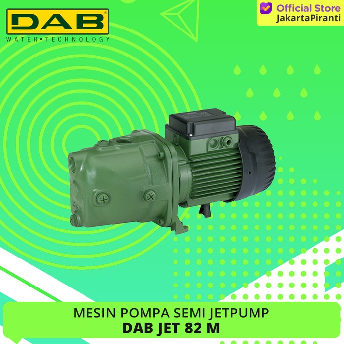new Pompa Semijet DAB JET 82 M - Pompa Semi Jetpump DAB Original