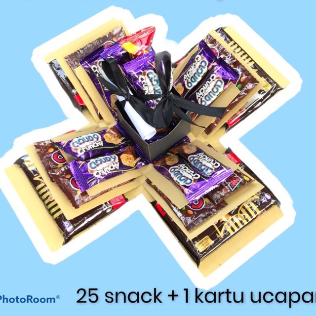 

BOX SNACK, EXPLOSION BOX SNACK, BUCKET JAJAN BOX PULL OF MONEY BOX KADO TARIKAN UANG