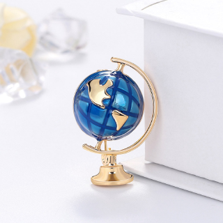 Bros Pin  Enamel Desain  Globe Bumi Kreatif  Untuk Pria 