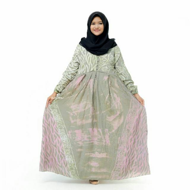 Gamis batik silk sutra gamis batik sutra gamis batik halus