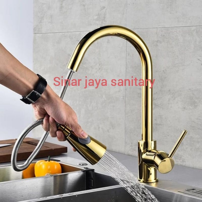 Paket komplit kitchen sink inobe GOLD 6045 / Paket sink minimalis 6045 gold