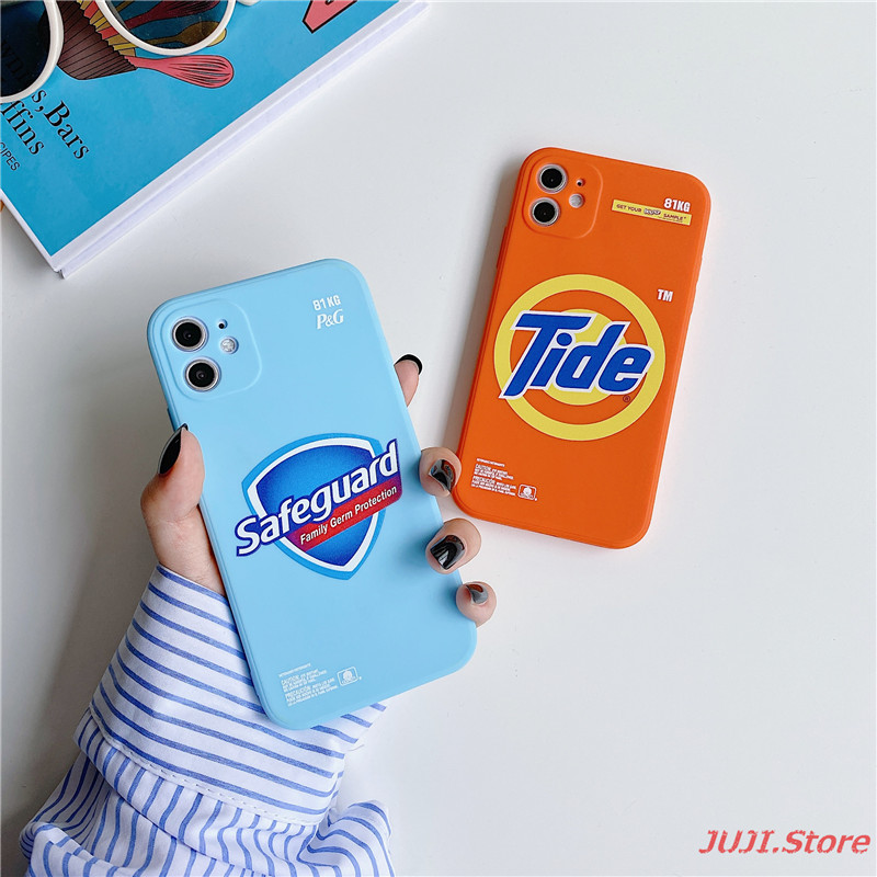 2020 Straight Cube Edge Funny Tide Anti-fall Case IPhone 11 11Pro 11ProMax 6 6s 7 8 6Plus 7Plus 8Plus X XS XR XSmax Matte Soft Cover