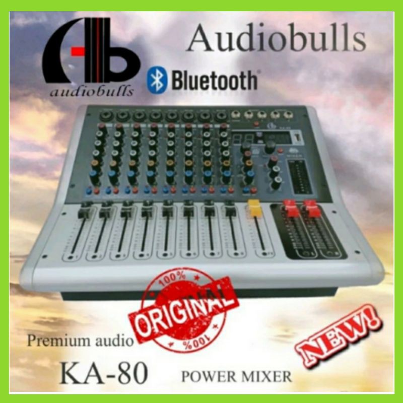 Power Mixer Audio AB audiobulls KA80 Premium Quality Original