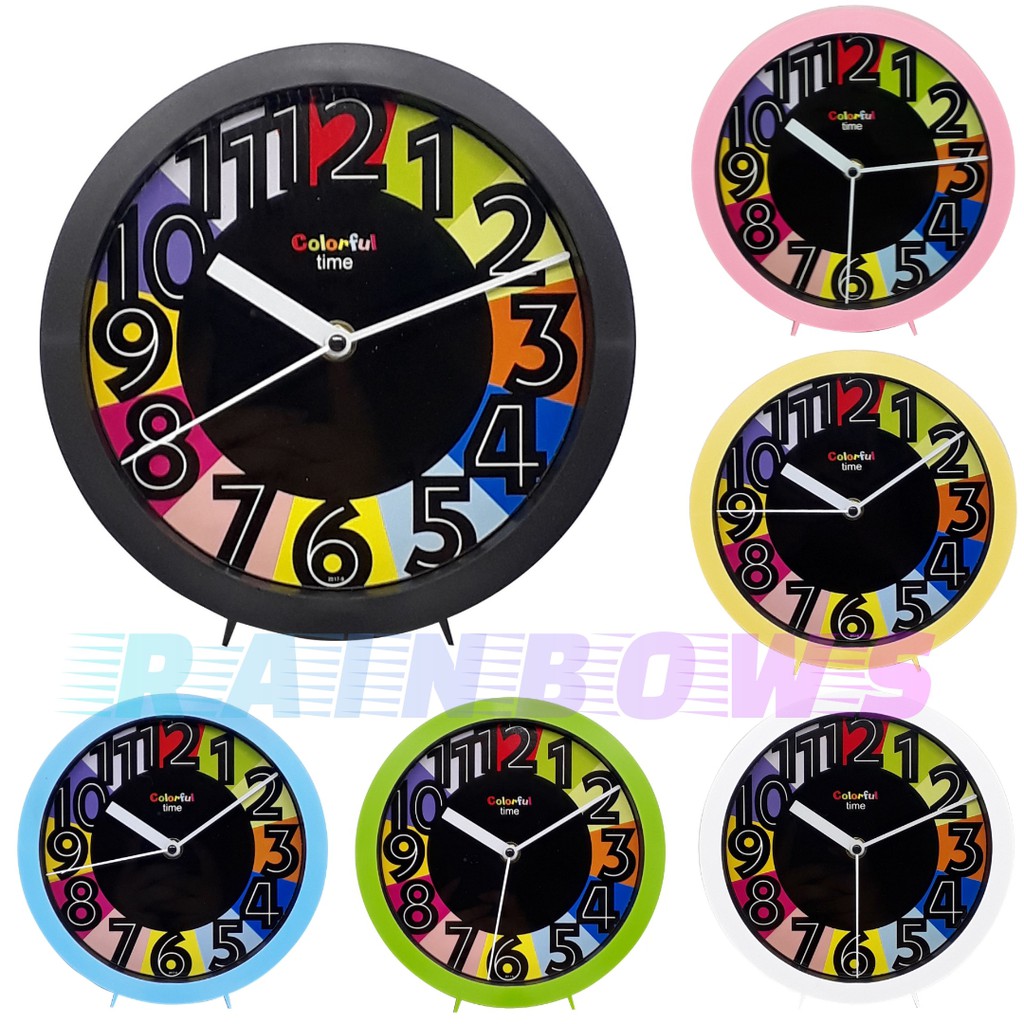 Jam Meja / Dinding OnTime (2017) - Fresh Colourfull (Quartz)