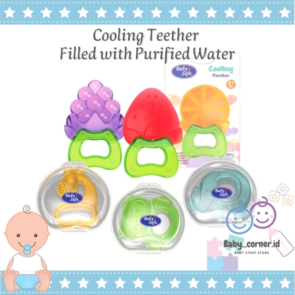 Cooling Teether| Mainan Gigitan Tumbuh Gigi Bayi| Teether Dingin| BABY SAFE