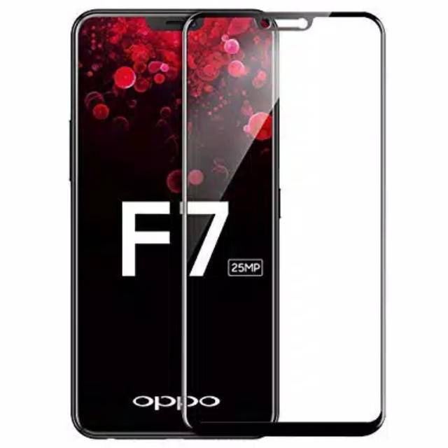 TEMPERED GLASS 5D Full oppo F11pro/F11/F9/F7/F5/F3 antigores kaca