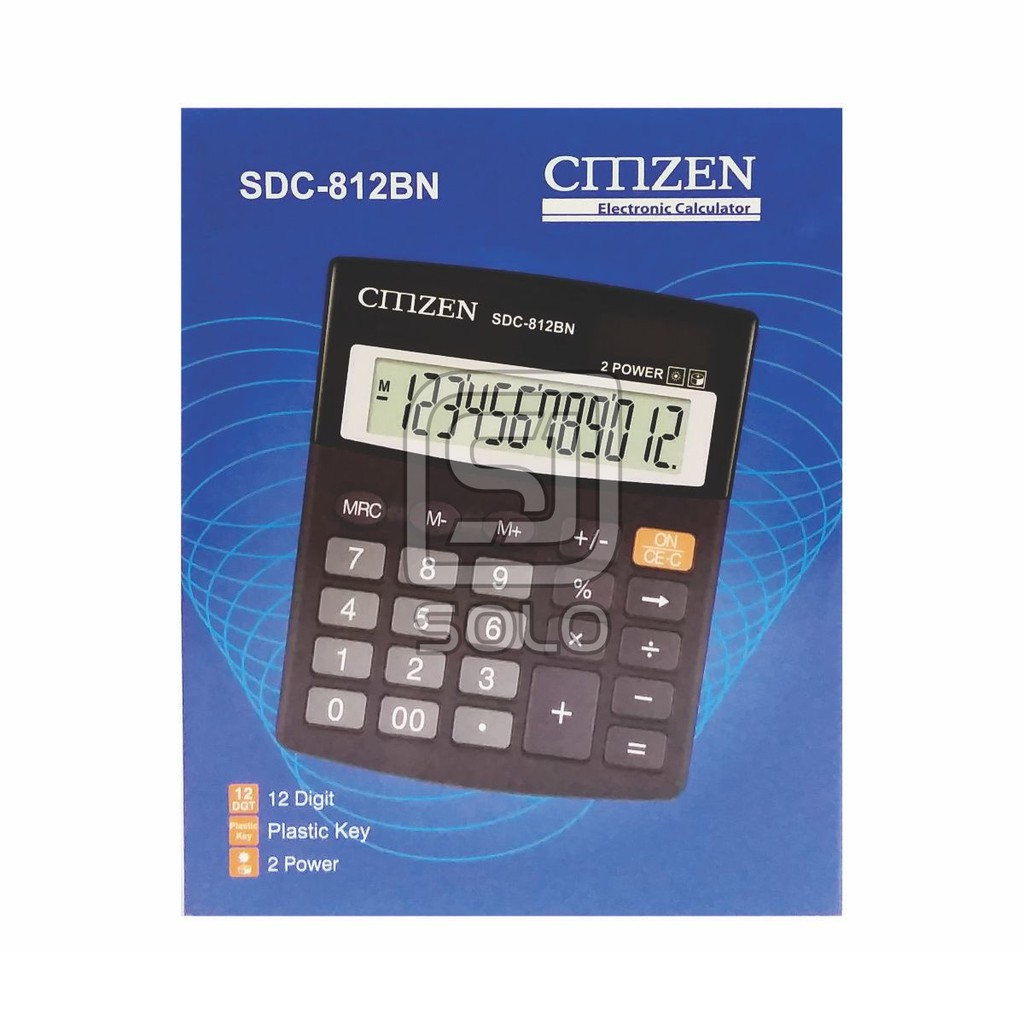 

Kalkulator CMZEN SDC-812BN 812 BN Dekstop Calculator 12 Digit