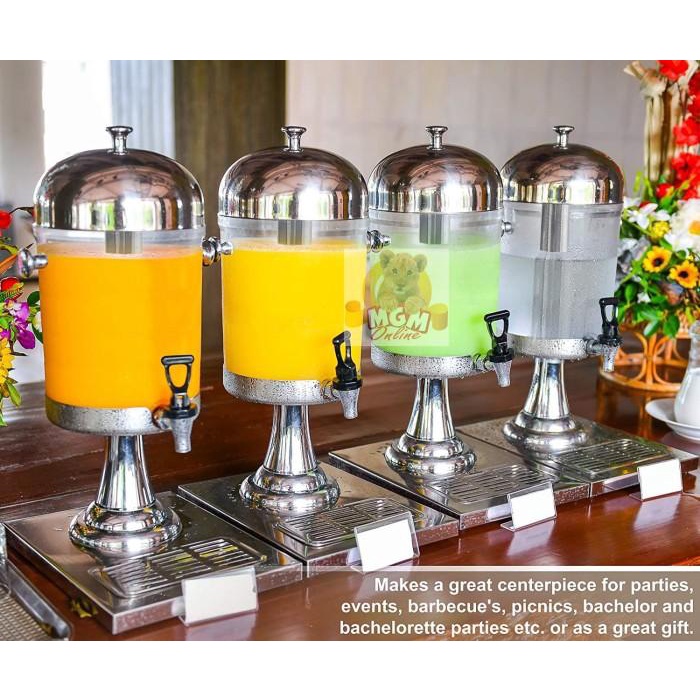 Hotel Juice Dispenser 8L Stainless / Dispenser Tower Baru