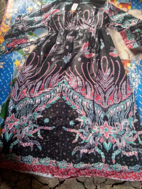 Baju Batik Couple Gamis Jumbo Murah Pasangan Modern Muslim | Devanna