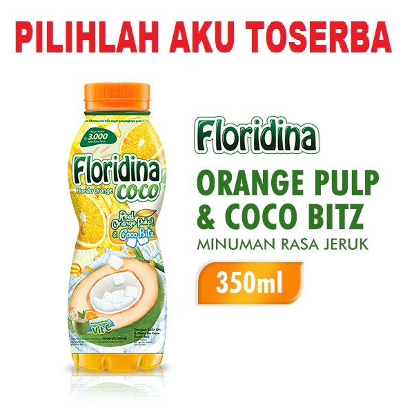 FLORIDINA Orange Coco / Jeruk Kelapa 350 m - (1 pack isi 12 btl)