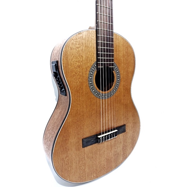 Gitar Classic Elektrik Merk Cowboy Original Tipe CG-100 NS NA Equalizer Eq-7545 Senar Nylon Klasik