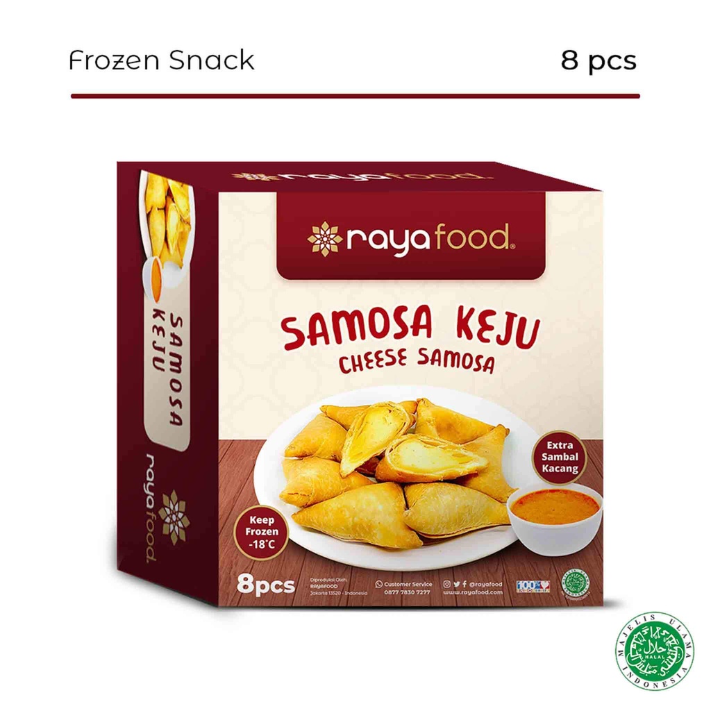

Samosa Keju (Mini) 8 Pcs Rayafood Frozen Food