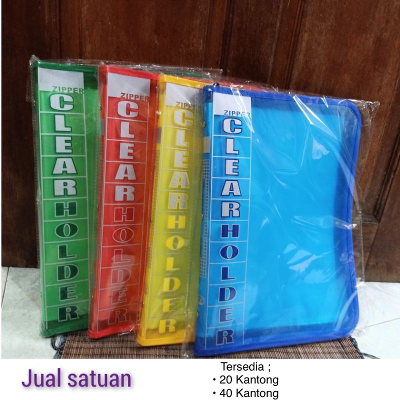 

Map Dokumen Zipper / Map Clear Holder F4 / 20 Kantong / 40 Kantong