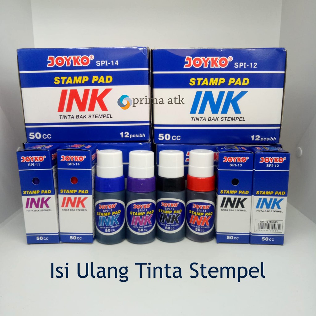 

ISI ULANG REFILL REFIL TINTA STEMPEL STAMPEL STAMP PAD INK JOYKO SPI-13