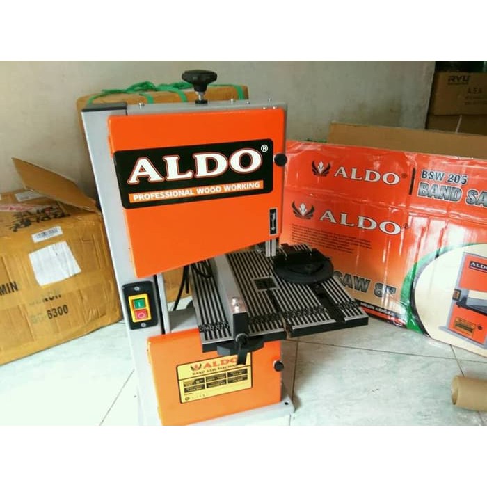 PROMO Band Saw Aldo 8" Mesin Gergaji Kayu Bandsaw 200mm Mesin Ukir Besar