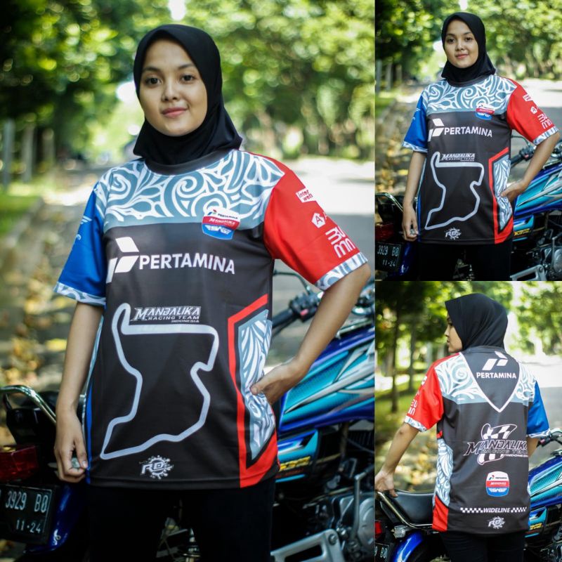 BAJU JERSEY KAOS MANDALIKA RACING TEAM PERTAMINA MOTOGP 2022