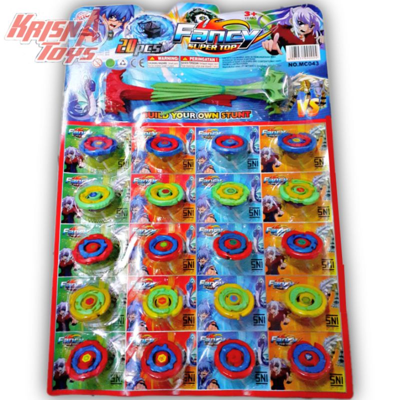 MAINAN ANAK GASING TOUR BLADE/GANGSING MURAH isi 20pcs/Lembar