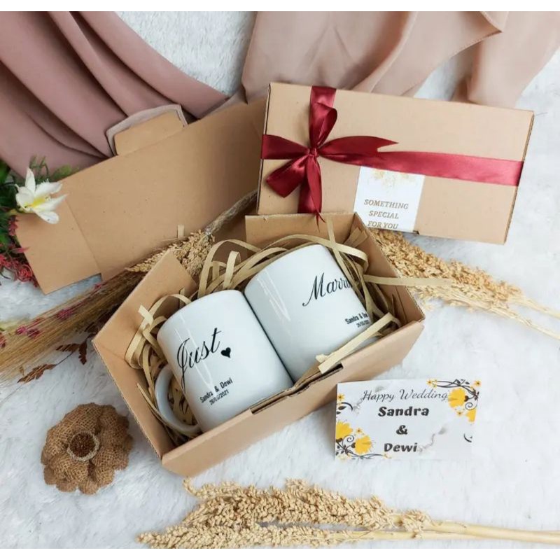 mug wedding gift/kado nikah/mug couple/kado unik cantik
