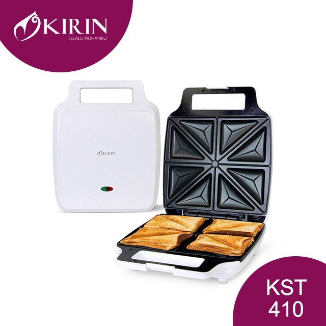 Kirin Sandwich Toaster KST-410 (Triangle) Pemanggang Roti Segitiga 4 Roti KST410 / KST 410