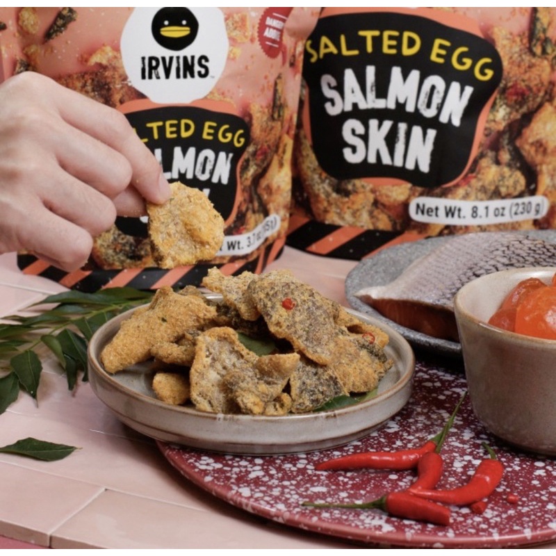 

IRVINS Salted Egg Salmon Skin Small (95 gr)