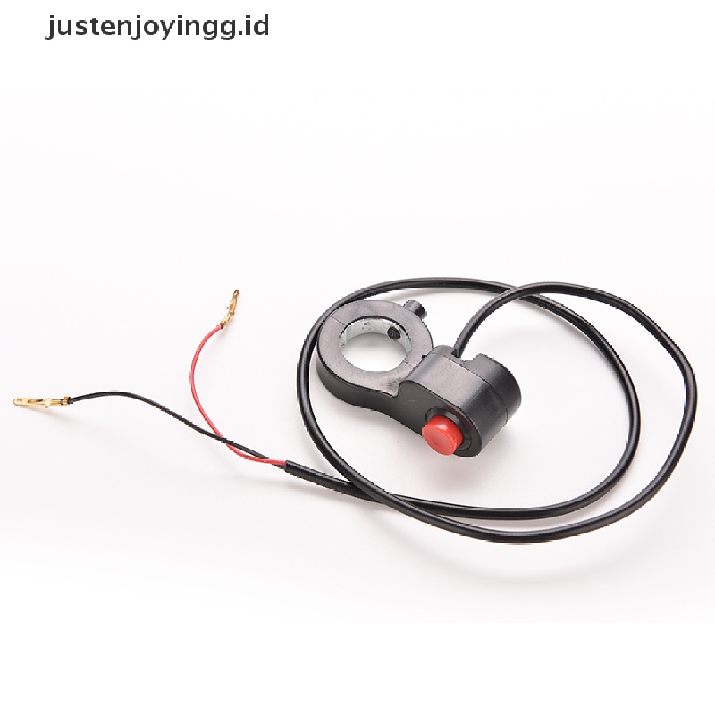 // justenjoyingg.id // 7/8&quot; Motorcycle Handlebar ATV SUV Bike Horn Starter Kill Switch On Off Button ~