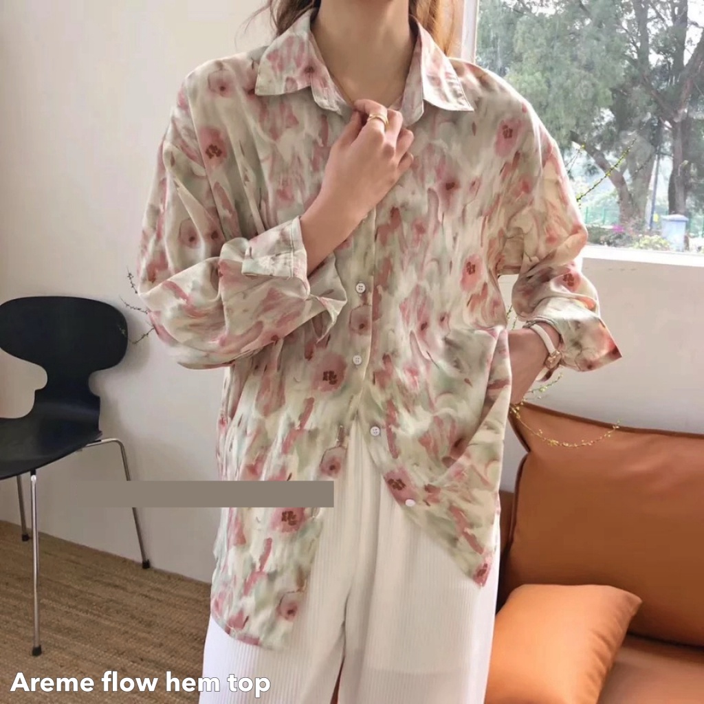 Areme flow hem top -Thejanclothes