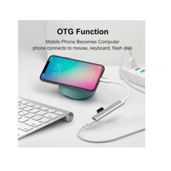 Type c to usb A 3.0 hub X-Leo 4 port 5Gbps slim aluminum XL5011 - Terminal usb-c XLeo XL-5011