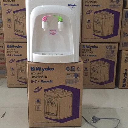 Miyako Dispenser Air Minum Panas Normal WD 185H / Meja Hot Normal Galon Atas Kecil Mini  Z64Z