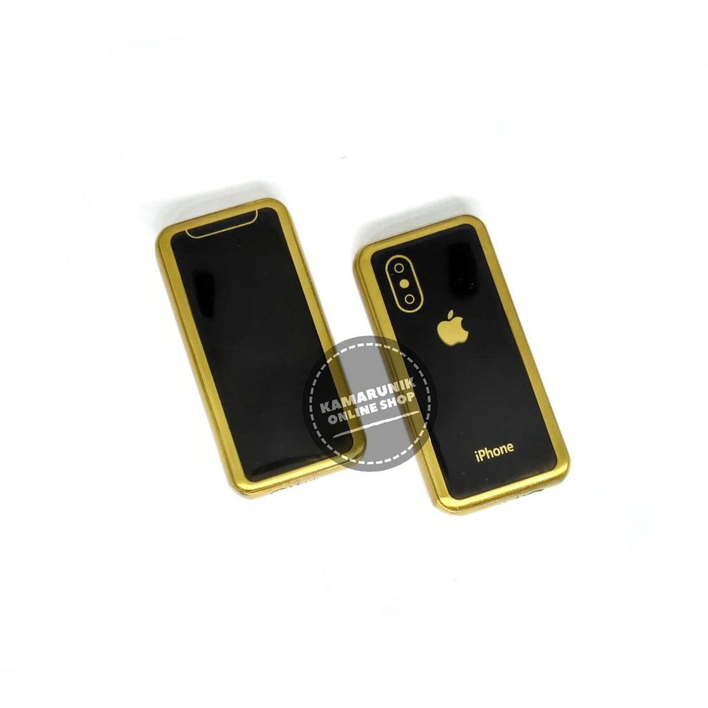 KOREK API IPHONE MINI GOLD BLACK - GOLD WHITE DAN IPHONE 11 95161 MANCIS LAS LIGHTER UNIK