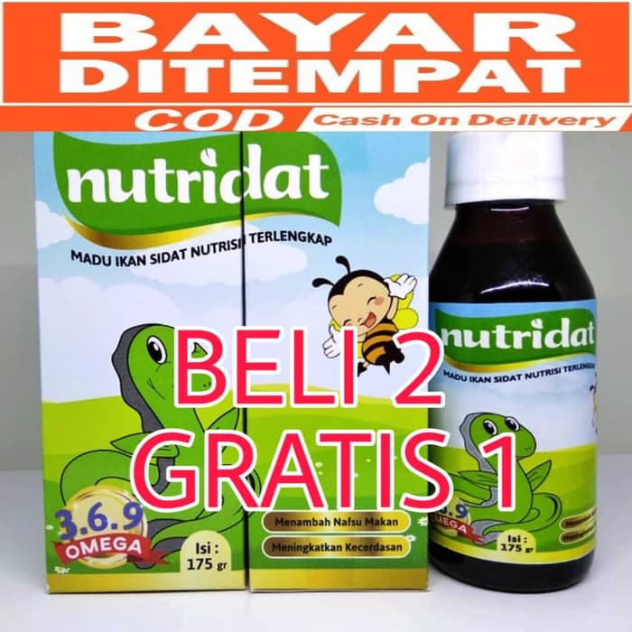 

PROMO NUTRIDAT BELI 2 GRATIS 1 ASLI 100% penambah nafsu makan anak - MMD1424