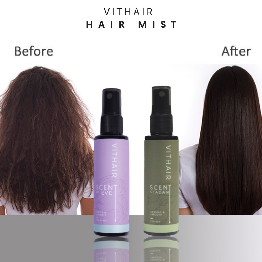 ( 𝟭𝟬𝟬% 𝐁𝐞𝐫𝐠𝐚𝐫𝐚𝐧𝐬𝐢 𝐎𝐫𝐢 ) VITHAIR Hairmist  Scent Of Aadam Membantu Memperbaiki Rambut Kering Dan Rusak Mendorong Pertumbuhan Rambut Vitamin Rambut Botak  Vitamin Rambut Kering Pewangi Rambut