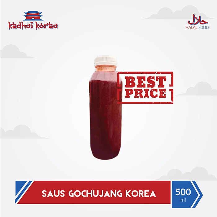 Gochujang Saus Gouchujang Sauce 500ml Topokki Toppoki Tteokbokki Instan Halal Kedhai Korea