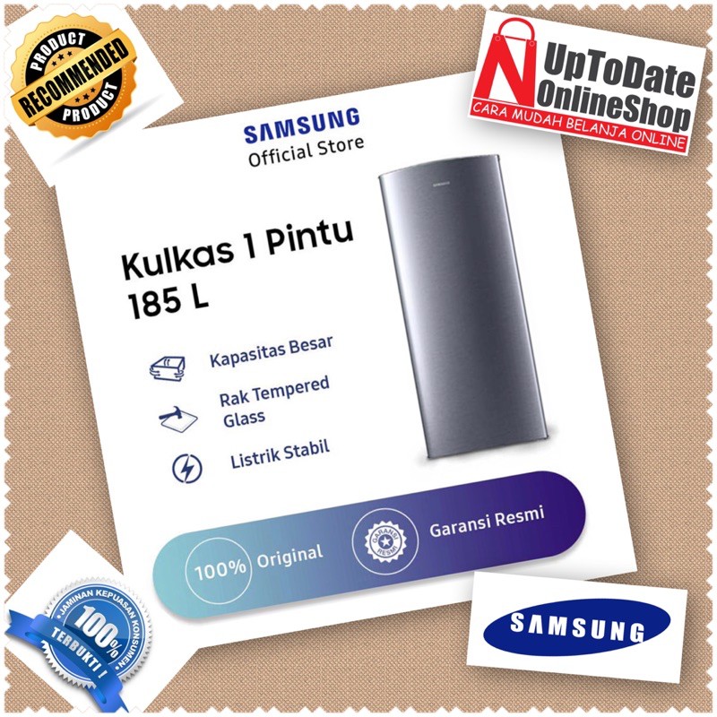 KULKAS 1 PINTU SAMSUNG RR18T1001SA/SE ELEGANT DESIGN