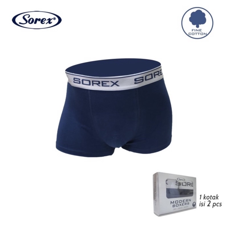 CD pria | Celana Dalam Boxer pria SOREX Man M3902 Bahan katun Isi 2pcs