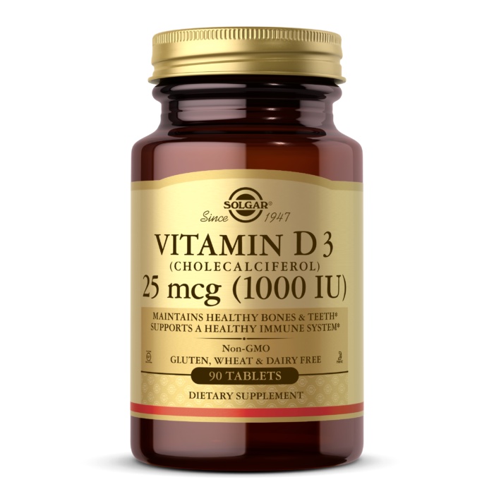 Solgar Vitamin D3 1000 IU Cholecalciferol 250 Tablet
