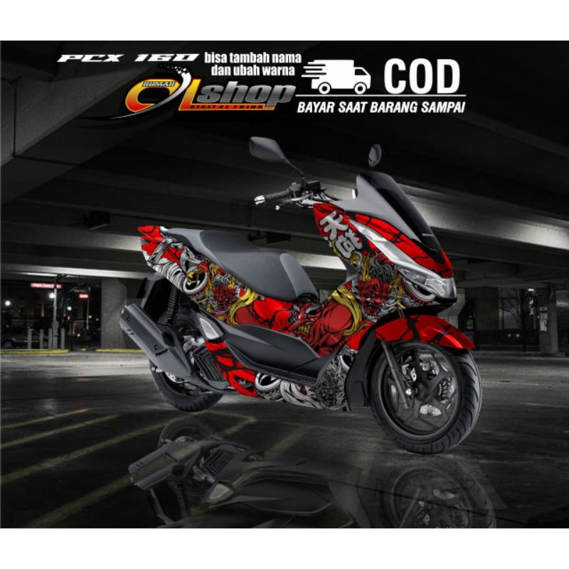Decal Sticker PCX 160 cc New Motif dragon Varian warna variasi