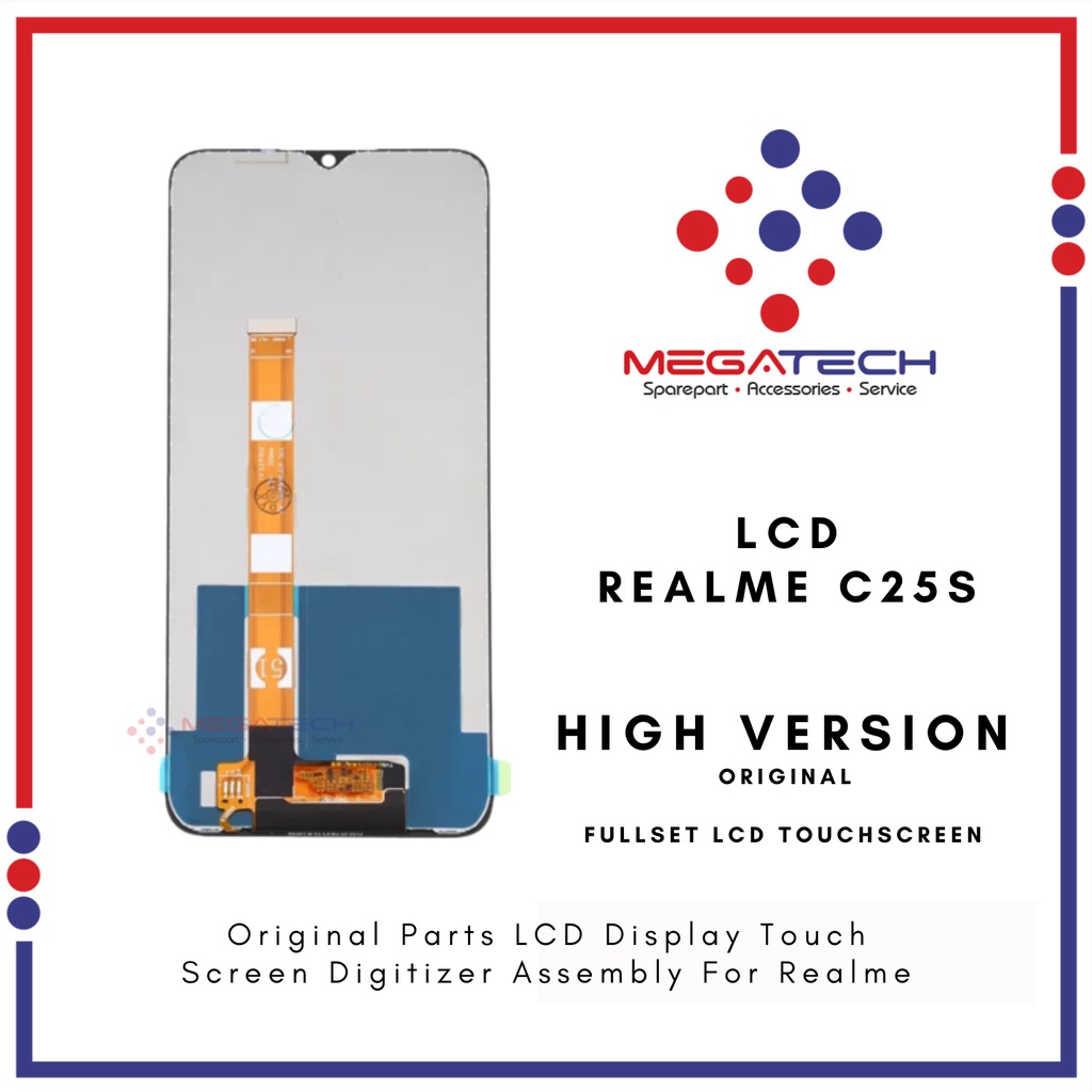 LCD Realme C25S Fullset Touchscreen