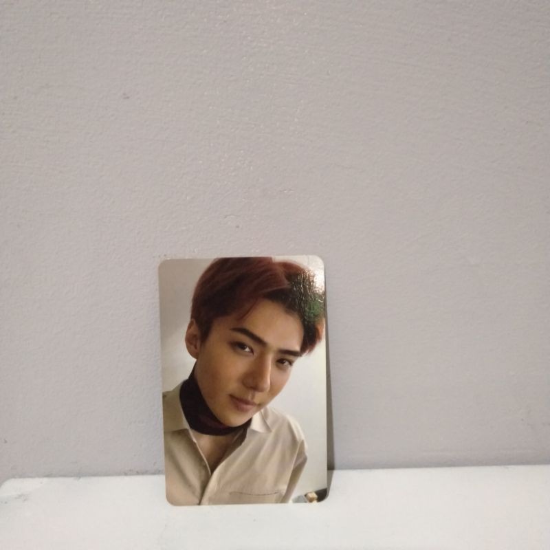 Photocard Sehun + postcard Kai dmumt allegro ver