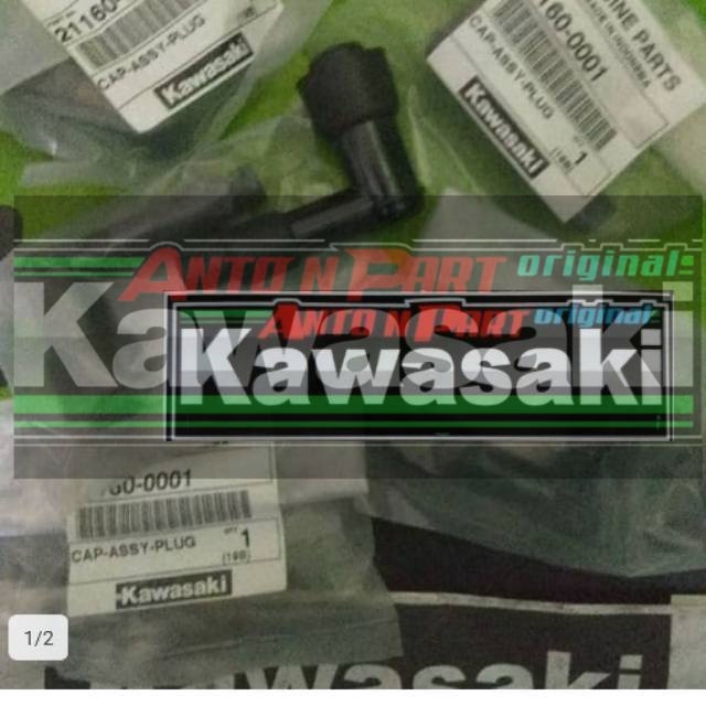 Tutup busi klx 150 original kawasaki
