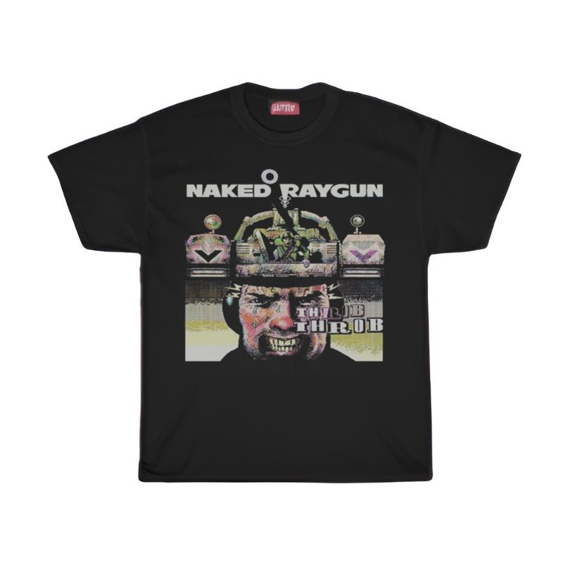 KAOS / T SHIRT / NAKED RAYGUN / KAOS BAND NAKED RAYGUN THROB