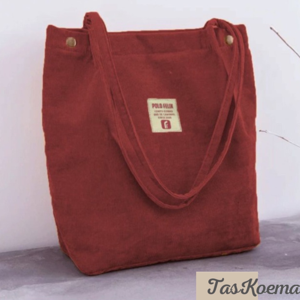 Tas tote termurah &amp; Tas Selempang Bahu Tas Tote Resleting Kanvas