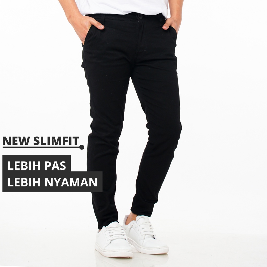 Celana Chino Slim fit Cino Panjang Pria Original Distro Clana Panjang Chinos Katun Strech Pria