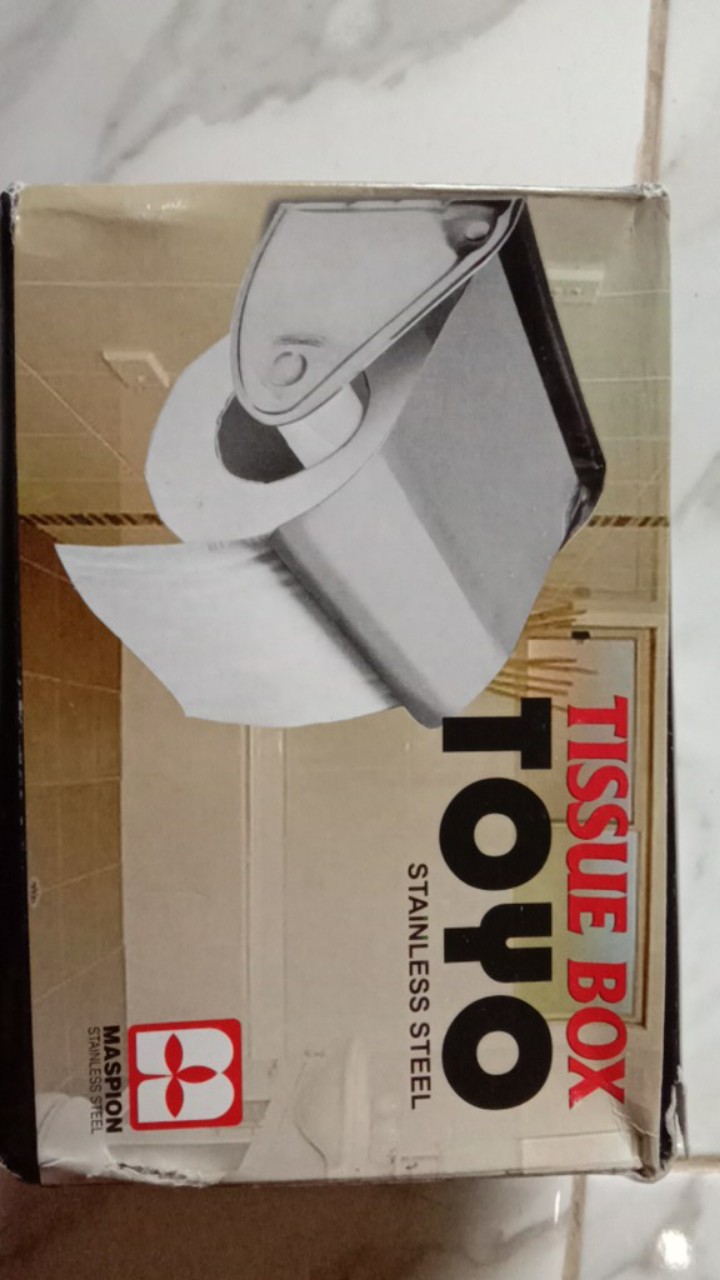 Tempat Tissue Gulung / Roll Maspion Stainless